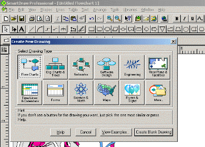SmartDraw Screenshot
